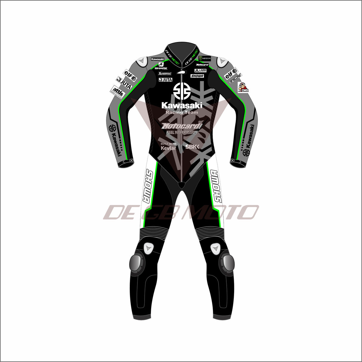 MotoGP JONATHAN REA KAWASAKI JEREZ TEST 2023 Motorbike Racing Leather Suit