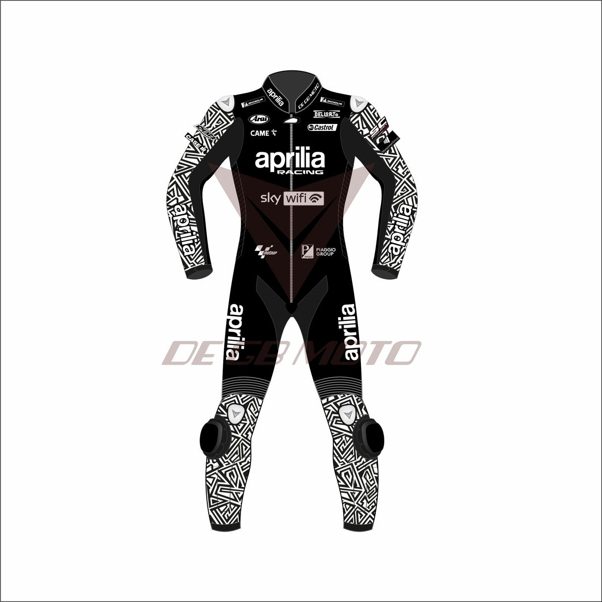 ALEIX ESPARGARO APRILIA WINTER TEST 2023 Motorbike Racing Leather Suit