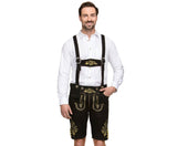 Genuine Leather Bavarian German Lederhosen Men, Oktoberfest Traditional outfit