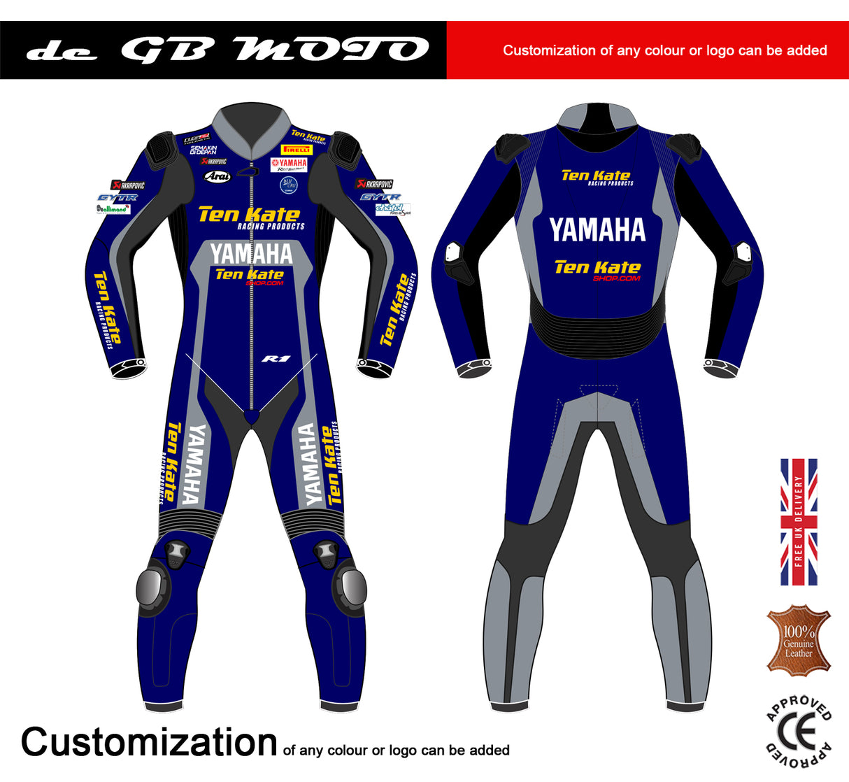 LORIS BAZ YAMAHA TEN KATE 2020 MODEL MOTOGP MOTORBIKE LEATHER RACING SUIT