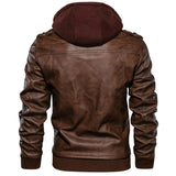 BRAND NEW BELGRADE LEATHER JACKET WITH REMOVABLE HOOD REAL LEATHER