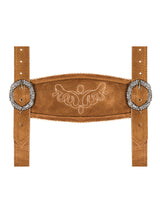 Mens Bavarian German Lederhosen Oktoberfest Traditional Outfit Genuine Leather Short Length